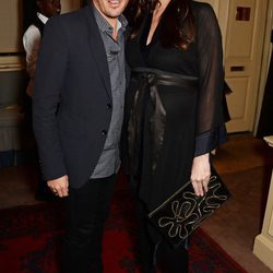 Dave Gardner y Liv Tyler en la fiesta de 'Another Man Magazine' de Londres