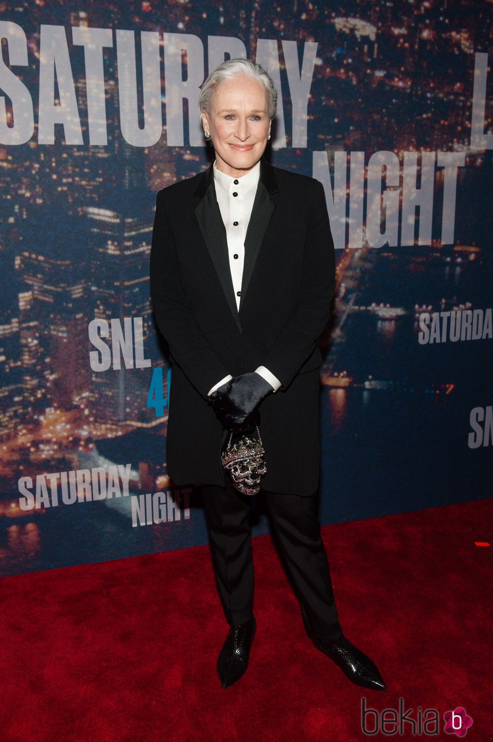 Glenn Close en la fiesta del 40 aniversario de 'Saturday Night Live'
