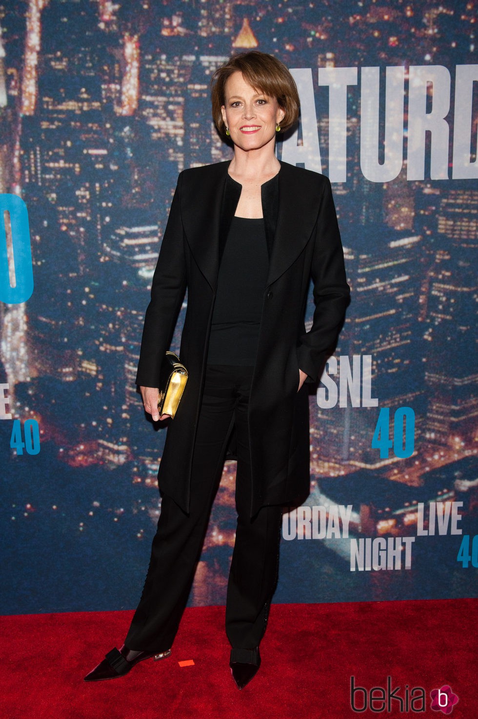 Sigourney Weaver en la fiesta del 40 aniversario de 'Saturday Night Live'
