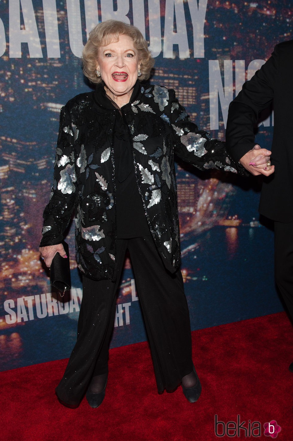 Betty White en la fiesta del 40 aniversario de 'Saturday Night Live'