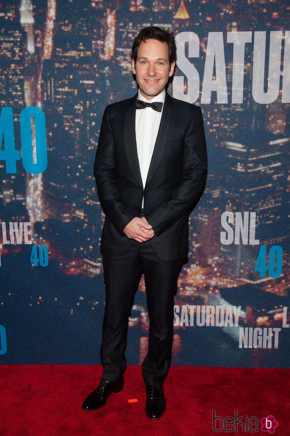 Paul Rudd en la fiesta del 40 aniversario de 'Saturday Night Live'