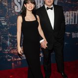 Alec Baldwin e Hilaria Thomas en la fiesta del 40 aniversario de 'Saturday Night Live'