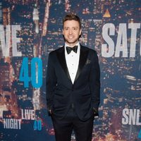 Justin Timberlake en la fiesta del 40 aniversario de 'Saturday Night Live'
