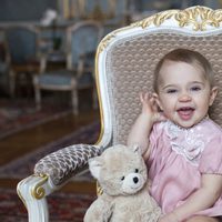 La Princesa Leonor de Suecia en su primer cumpleaños