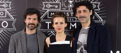 Rodolfo Sancho, Aura Garrido y Nacho Fresneda presentan 'El ministerio del tiempo'