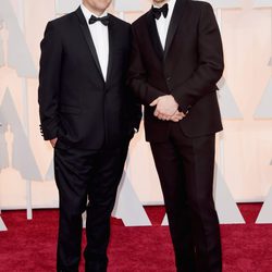 Richard Linklater e Ethan Hawke en la alfombra roja de los Oscar 2015