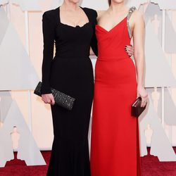 Melanie Griffith y Dakota Johnson en la alfombra roja de los premios Oscar 2015