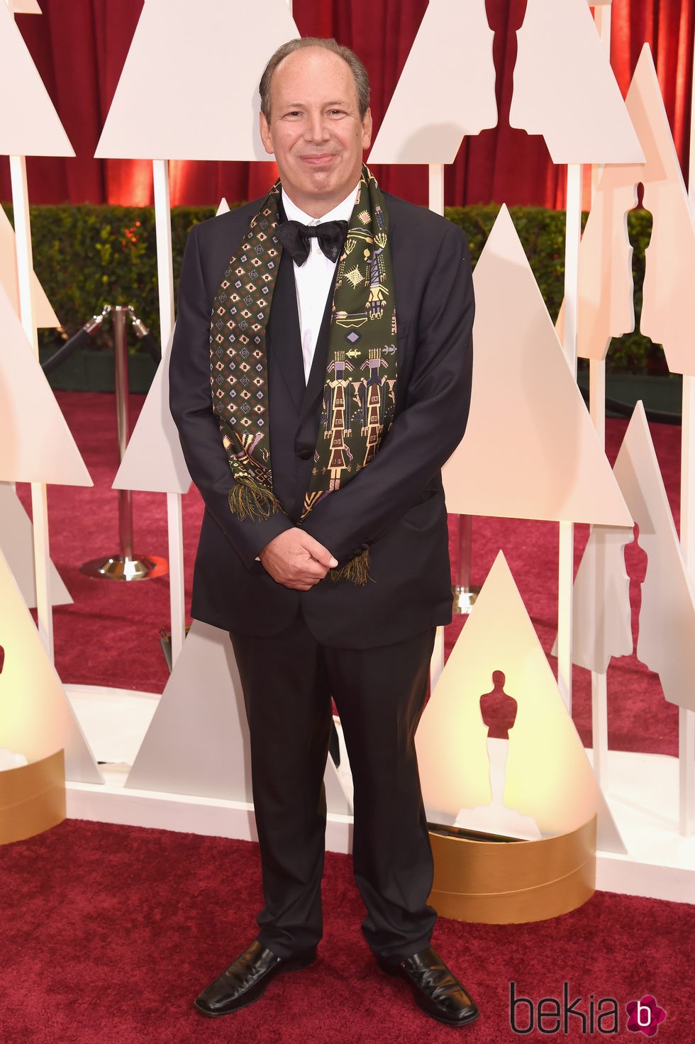 Hans Zimmer en la alfombra roja de los premios Oscar 2015