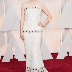 Julianne Moore en la alfombra roja de los premios Oscar 2015