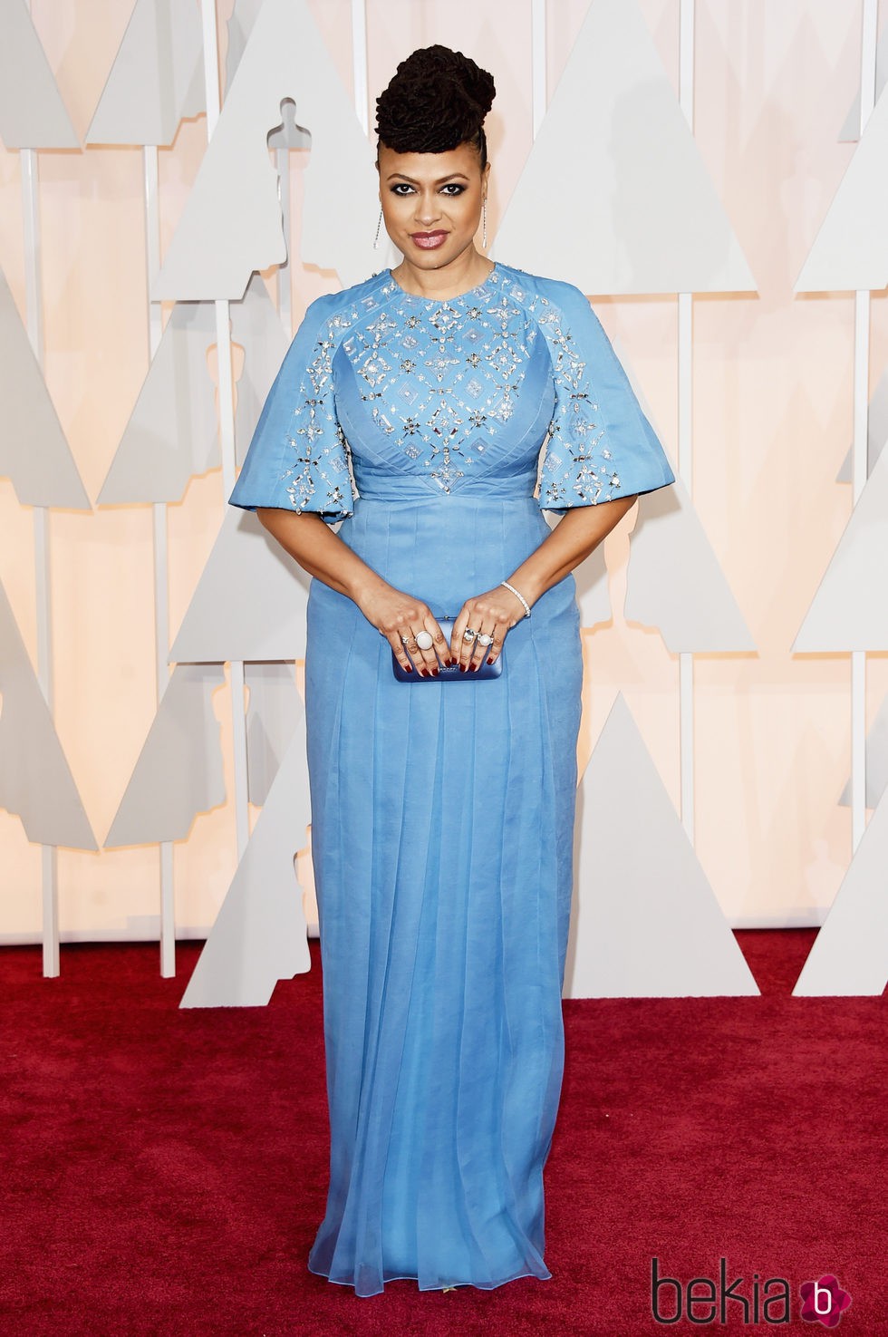 Ava DuVernay posa a su llegada a los Oscar 2015