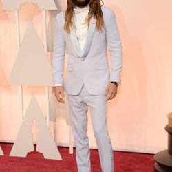 Jared Leto posa en la alfombra roja de los Oscar 2015