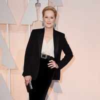 Meryl Streep en la alfombra roja de los premios Oscar 2015