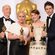 Los cuatro intérpretes vencedores en los Oscar 2015 posan juntos