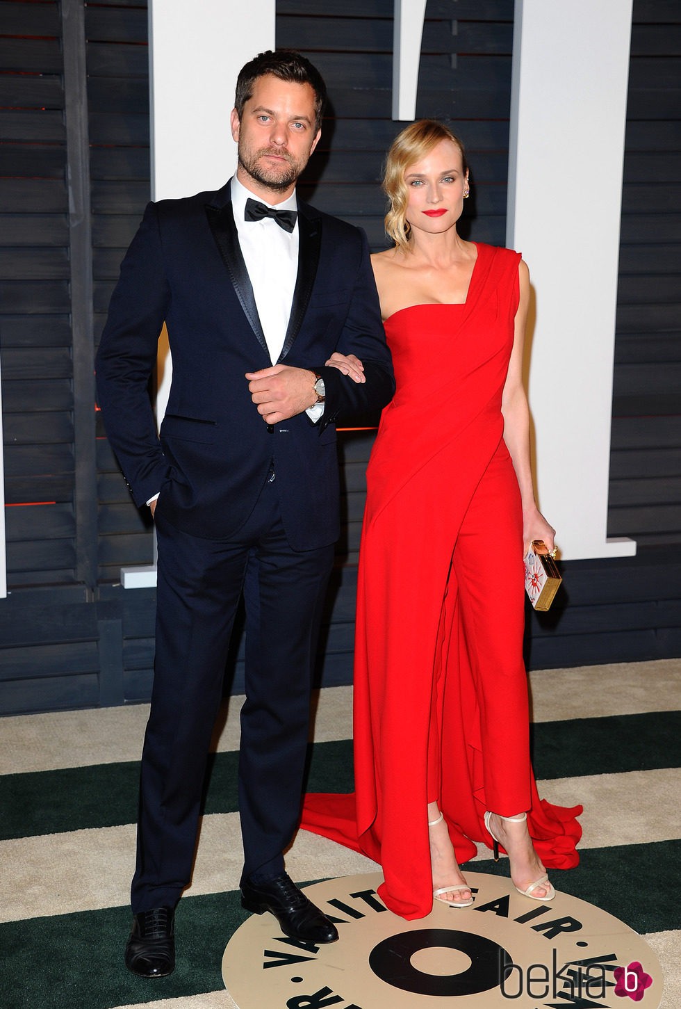 Diane Kruger y Joshua Jackson en la fiesta Vanity Fair tras los Oscar 2015