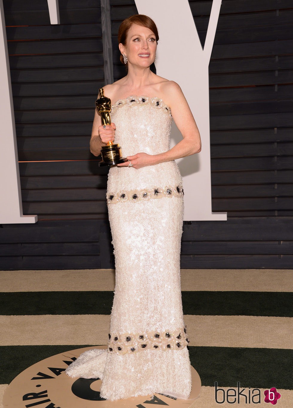 Julianne Moore en la fiesta Vanity Fair tras los Oscar 2015