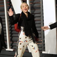 Miley Cyrus en la fiesta Vanity Fair tras los Oscar 2015