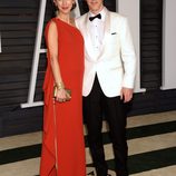 Benedict Cumberbatch y Sophie Hunter en la fiesta Vanity Fair tras los Oscar 2015