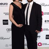 Jack Osborne y Lisa Stelly en la fiesta de Elton John tras los Oscar 2015