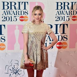Fearne Cotton en la alfombra roja de los Brit Awards 2015
