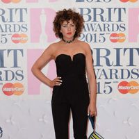 Annie Mac en la alfombra roja de los Brit Awards 2015