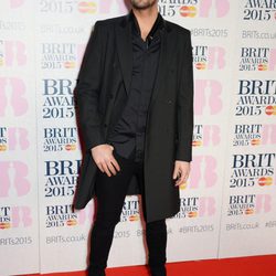 Ben Haenow en la alfombra roja de los Brit Awards 2015