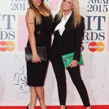 Melanie C y Emma Bunton en la alfombra roja de los Brit Awards 2015