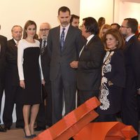 Los Reyes Felipe y Letizia en ARCO 2015