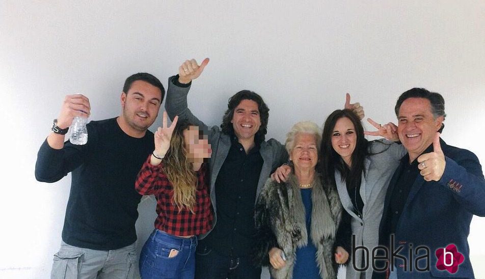 La familia de Belén Esteban y Toño Sanchís en Telecinco