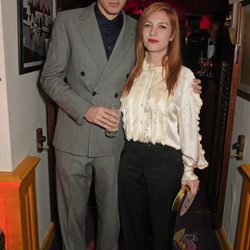 Mark Ronson y Josephine de la Baume en la fiesta ofrecida por Madonna tras la entrega de los Brit Awards 2015