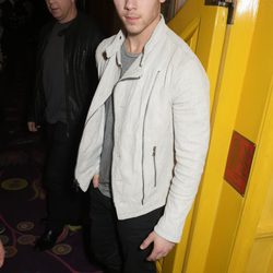 Nick Jonas en la fiesta ofrecida por Madonna tras la entrega de los Brit Awards 2015