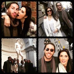 Pilar Rubio y Sergio Ramos disfrutan de una escapada con amigos en Florencia