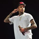 Chris Brown en un concierto en el Phillips Arena de Atlanta