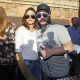 Kiko Rivera con su novia Irene Rosales en su nuevo bar de copas en Sevilla
