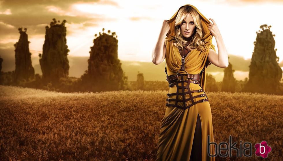 Edurne, convertida en guerrera helena para 'Amanecer'