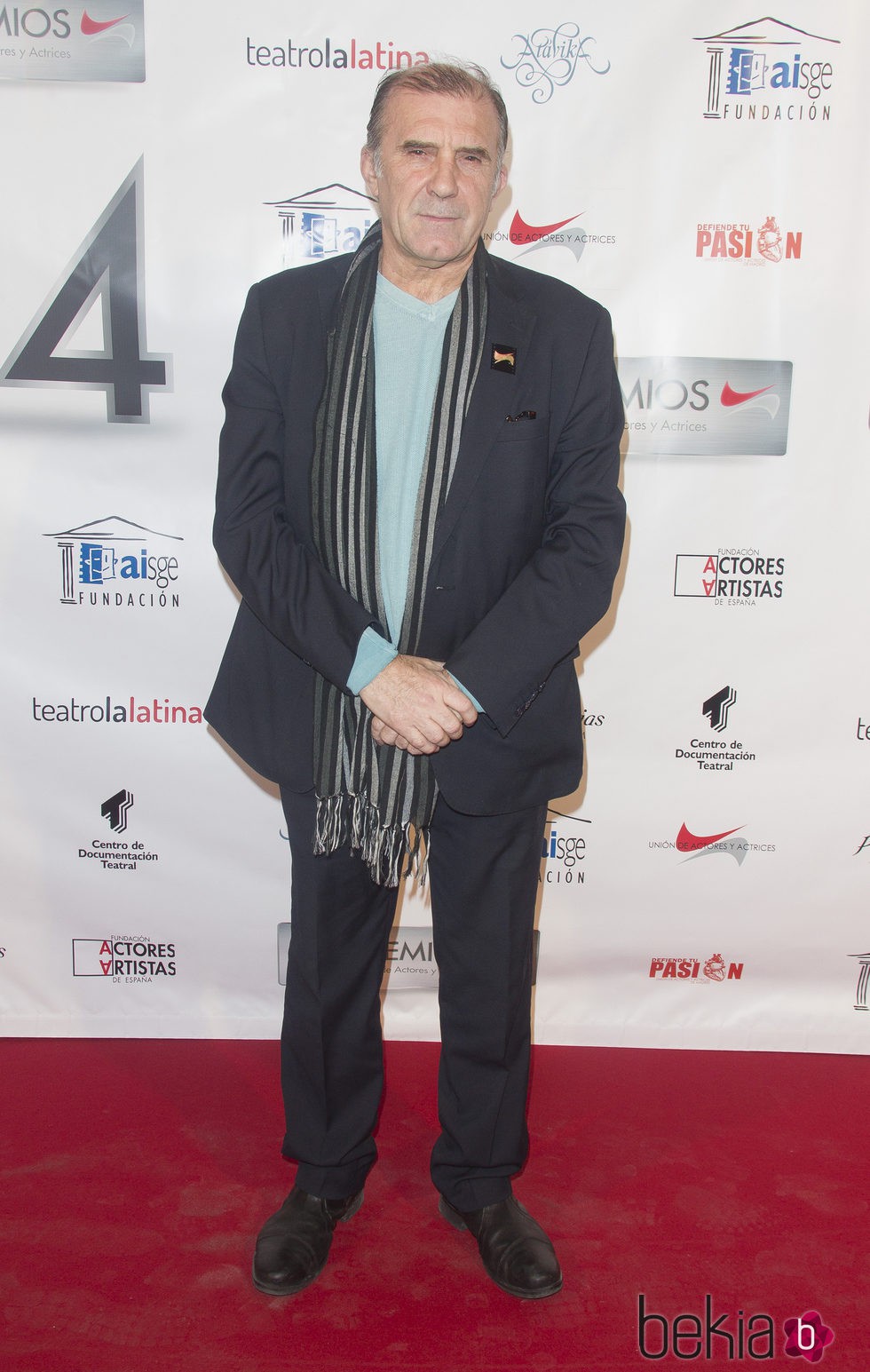 Felipe García Vélez en la entrega de los Premios Unión de Actores 2015