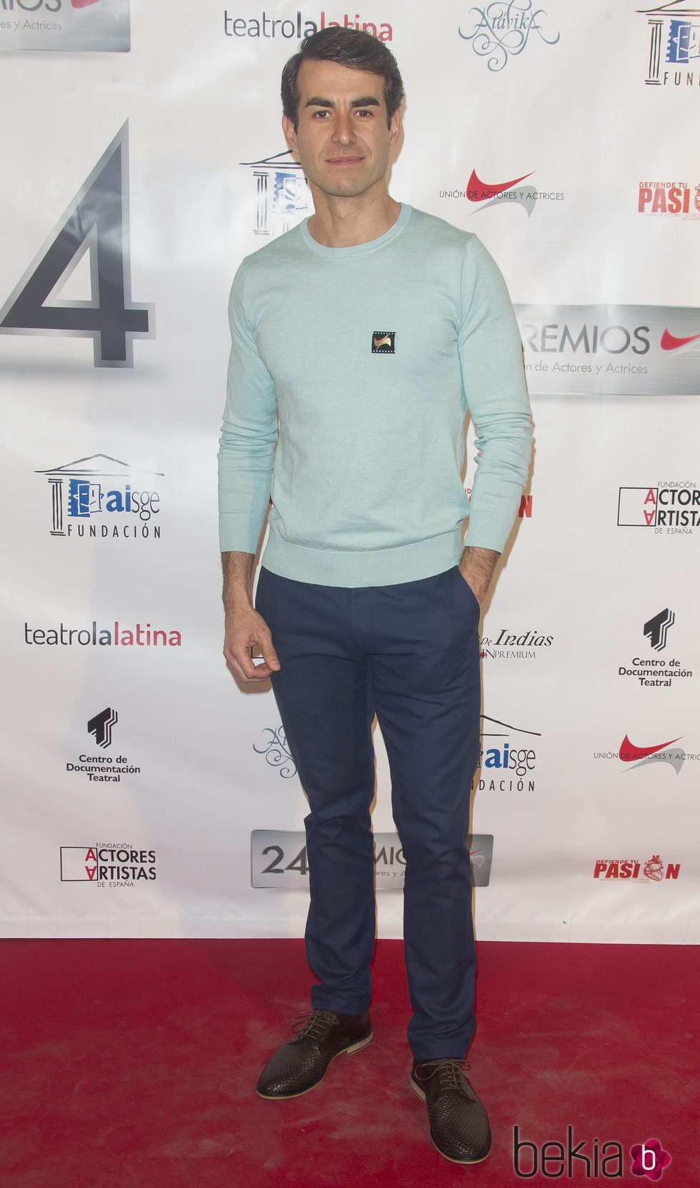 Daniel Muriel en la entrega de los Premios Unión de Actores 2015