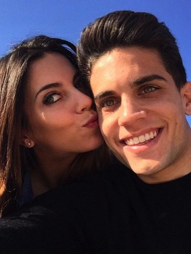 Melissa Jiménez y Marc Bartra anuncian que van a ser padres de una niña