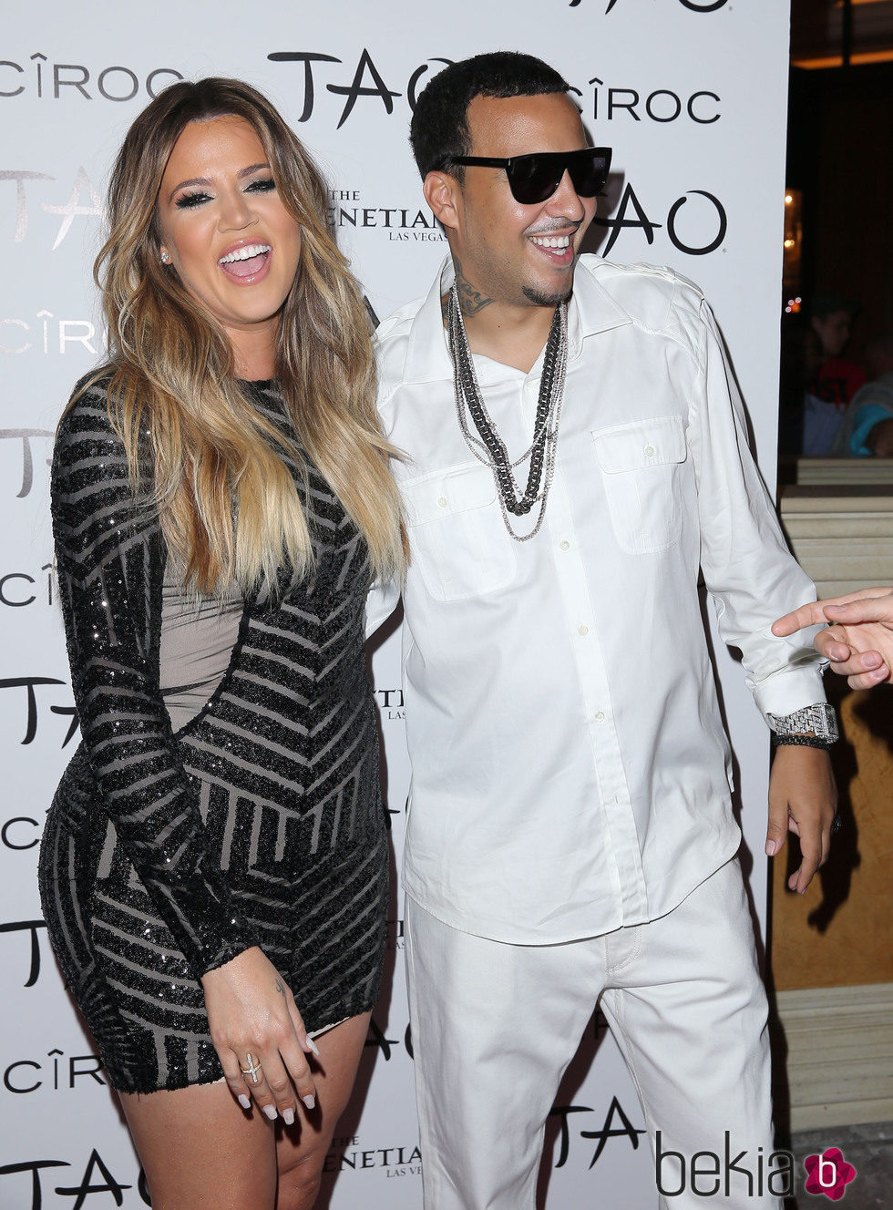 Khloé Kardashian y French Montana en el 'AO and The Venetian' de Las Vegas