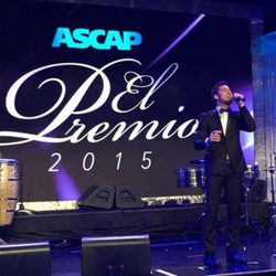 David Bisbal actuando en la entrega de los Premios ASCAP 2015