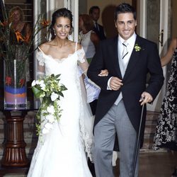 Paula Echevarría y David Bustamante en su boda