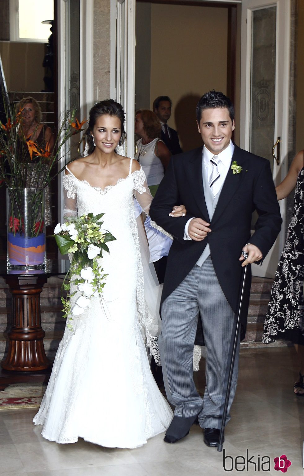 Paula Echevarría y David Bustamante en su boda