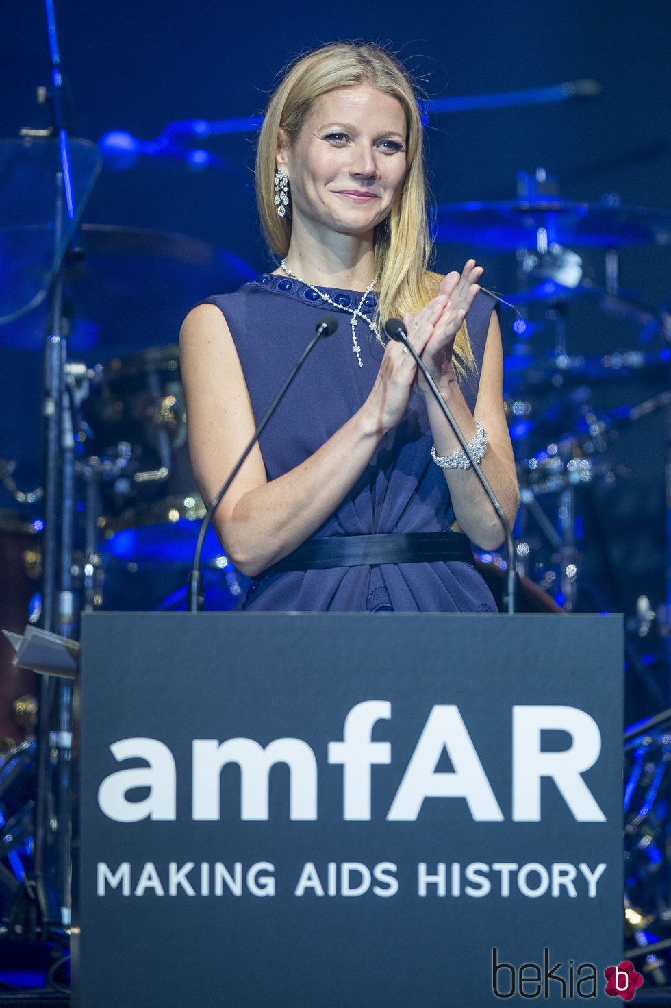 Gwyneth Paltrow en la gala amfAR 2015 de Hong Kong
