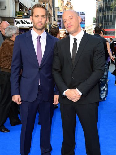 Paul Walker y Vin Diesel en el estreno de 'Fast & Furious 6' en Londres