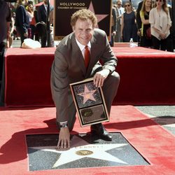 Will Ferrell en el Paseo de la Fama de Hollywood