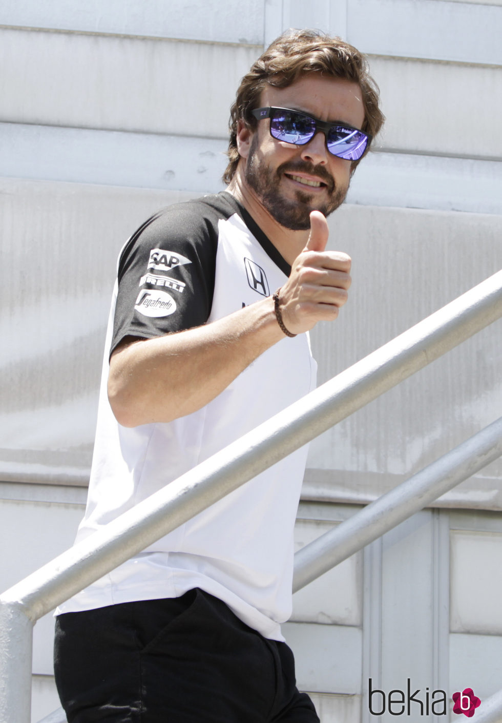 Fernando Alonso en los entrenamientos del GP de Malasia 2015 tras su accidente
