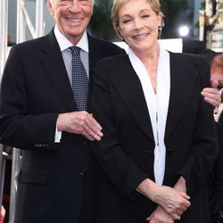 Christopher Plummer y Julie Andrews en la celebración del 50 aniversario de 'Sonrisas y lágrimas' en Hollywood