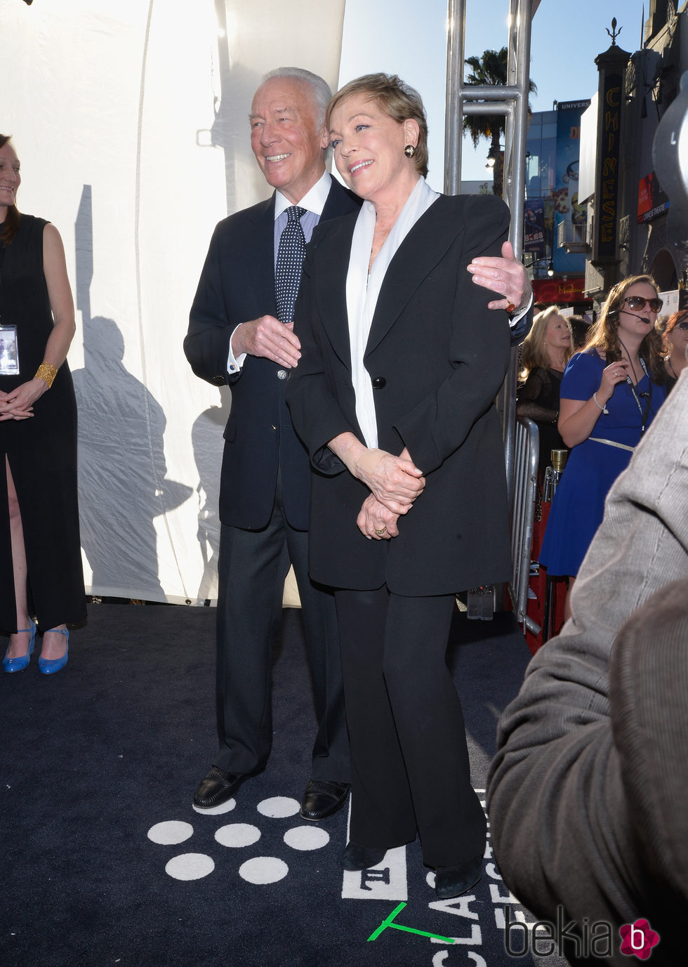 Christopher Plummer y Julie Andrews en el 50º Aniversario de 'Sonrisas y Lágrimas'