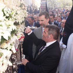 El Rey Felipe VI en las procesiones de la Semana Santa de Sevilla 2015