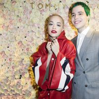 Rita Ora y Ricky Hil en la inauguración de una tienda de Tommy Hilfiger en París