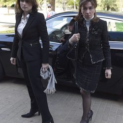 Paloma Segrelles madre e hija en el funeral de Kardam de Bulgaria